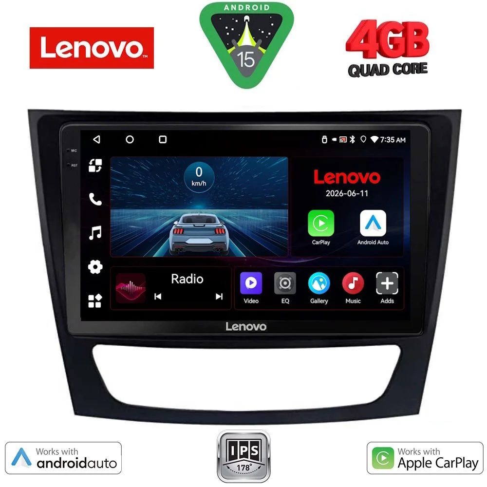 Φωτογραφία προϊόντος: LENOVO LVE 8408_CPAA (9inc) MULTIMEDIA TABLET for MERCEDES E (W211) – CLS (W219) mod. 2003-2009