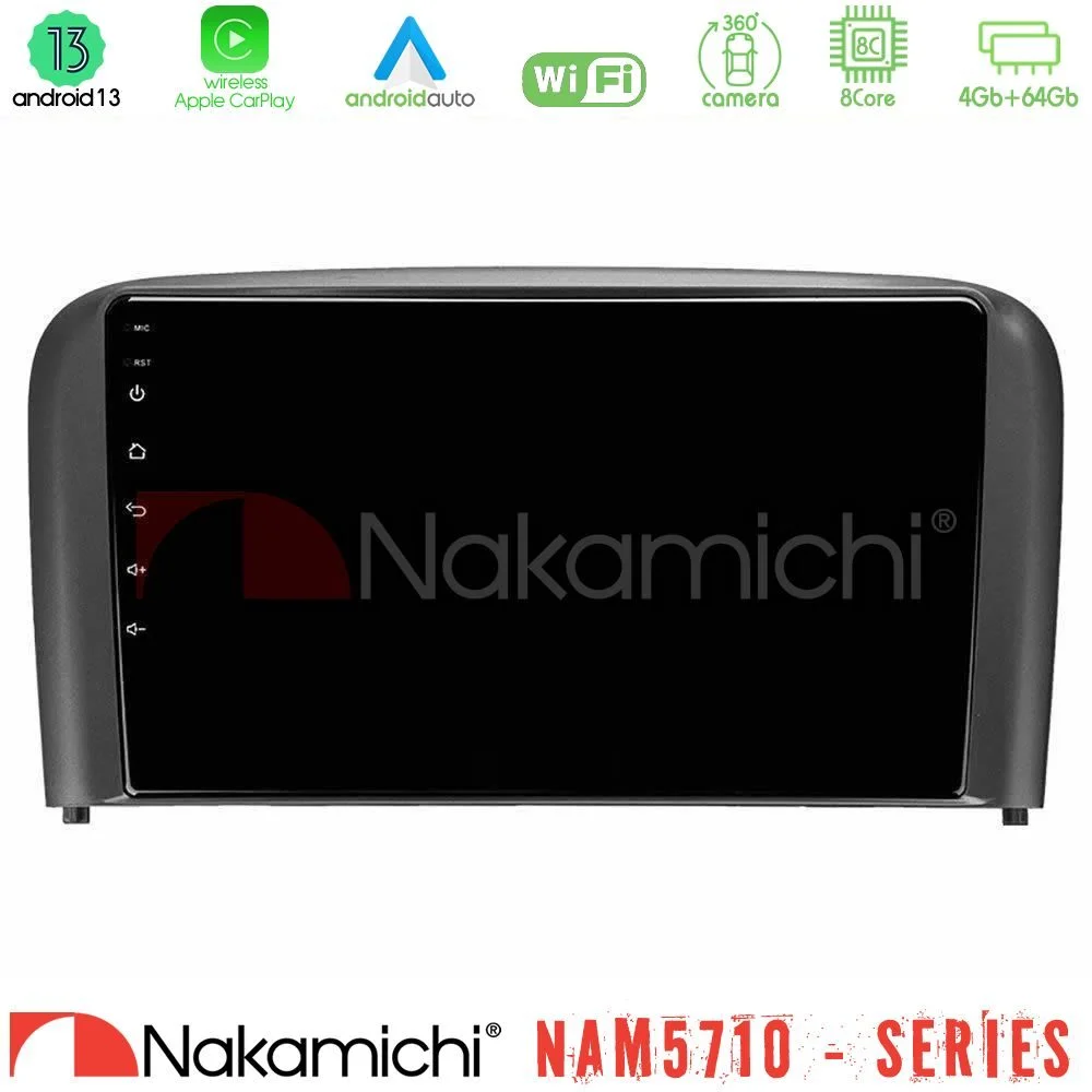 Φωτογραφία προϊόντος: Nakamichi NAM5710 Series 8Core Android13 4+64GB Volvo S80 1998-2006 Navigation Multimedia Tablet 9