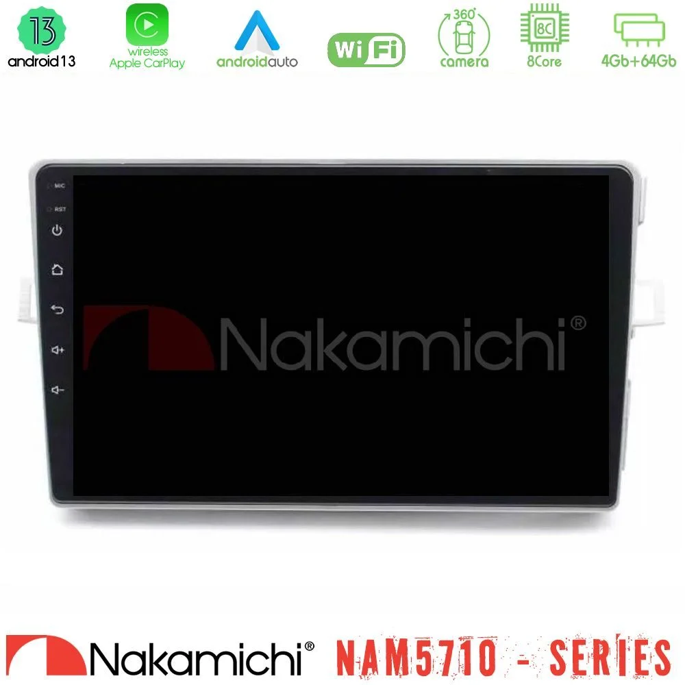 Φωτογραφία προϊόντος: Nakamichi NAM5710 Series 8Core Android13 4+64GB Toyota Verso 2009-2018 Navigation Multimedia Tablet 9