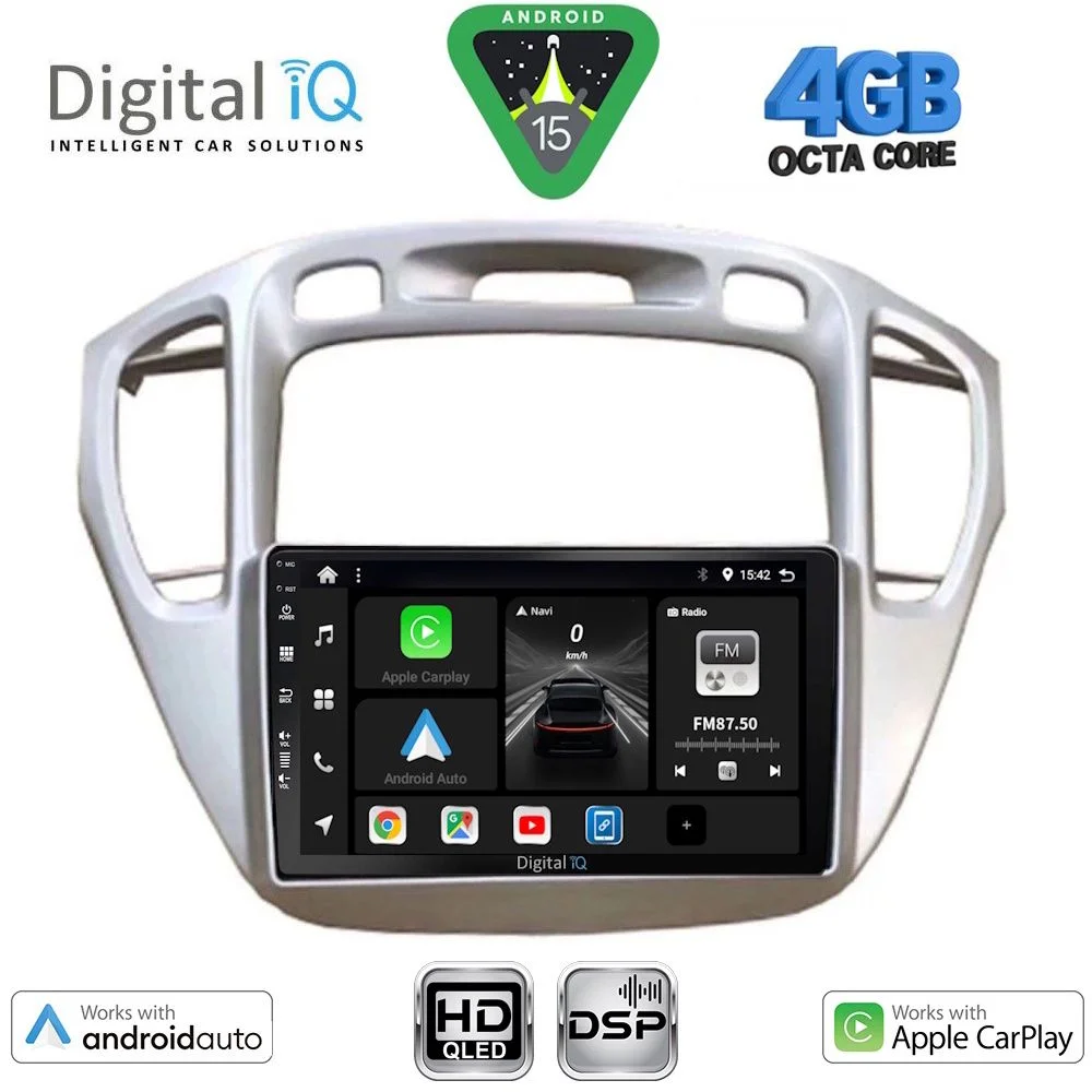 Φωτογραφία προϊόντος: DIGITAL IQ BXF 16718_CPAA (9inc) MULTIMEDIA TABLET for TOYOTA HIGHLANDER mod. 2002-2009