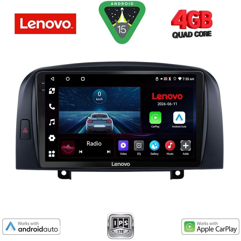 Φωτογραφία προϊόντος: LENOVO LVE 8248_CPAA (9inc) MULTIMEDIA TABLET for HYUNDAI SONATA mod. 2006-2009