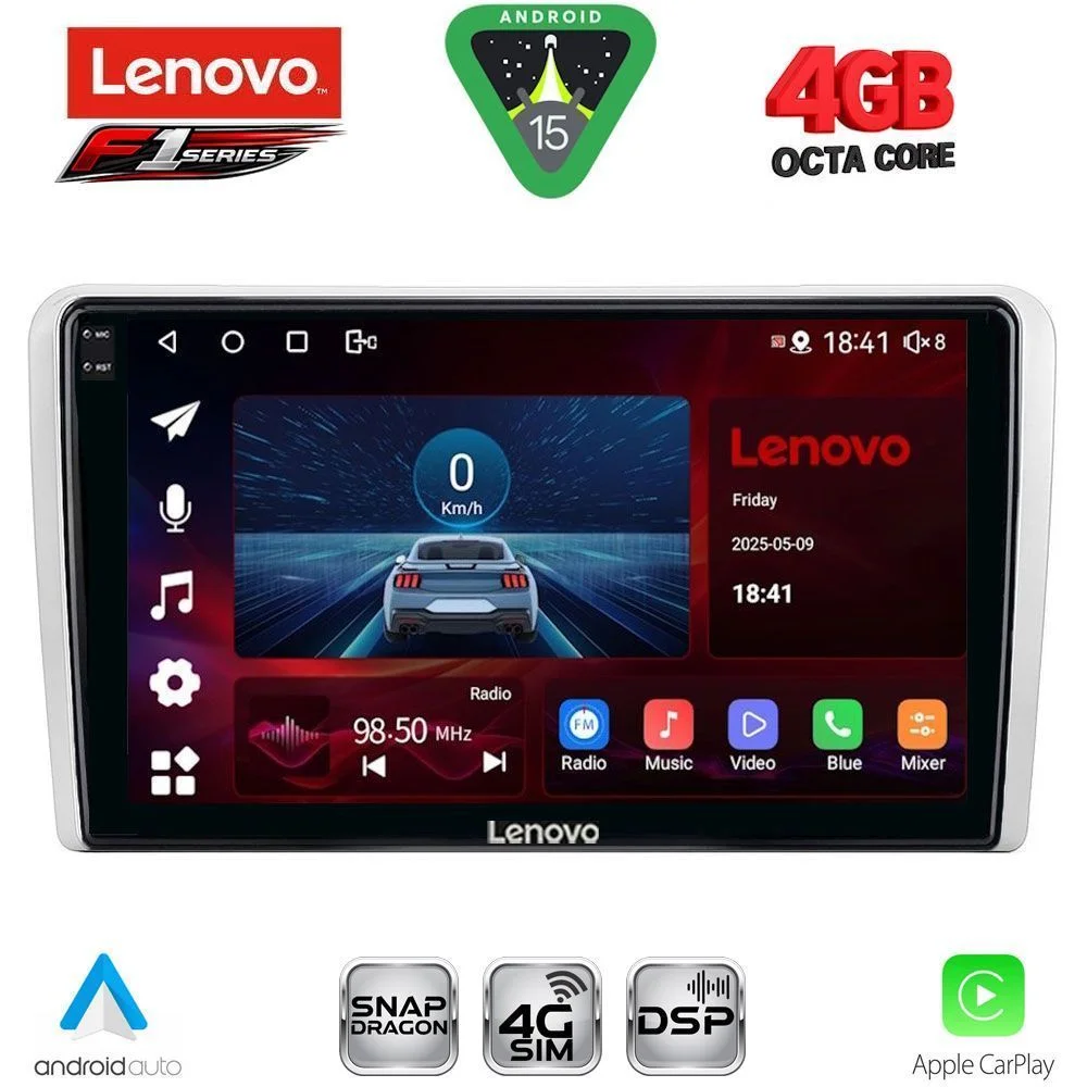 Φωτογραφία προϊόντος: LENOVO SSQ 9481SL_CPA (9inc) MULTIMEDIA TABLET for OPEL ALL mod. 2004-2014 (SILVER)