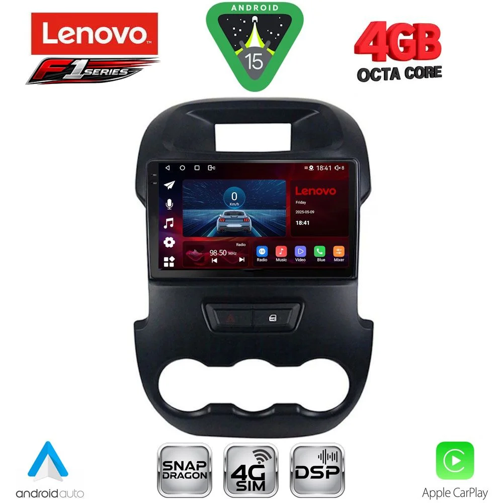 Φωτογραφία προϊόντος: LENOVO SSQ 9171_CPA (9inc) MULTIMEDIA TABLET for FORD RANGER mod. 2011-2015
