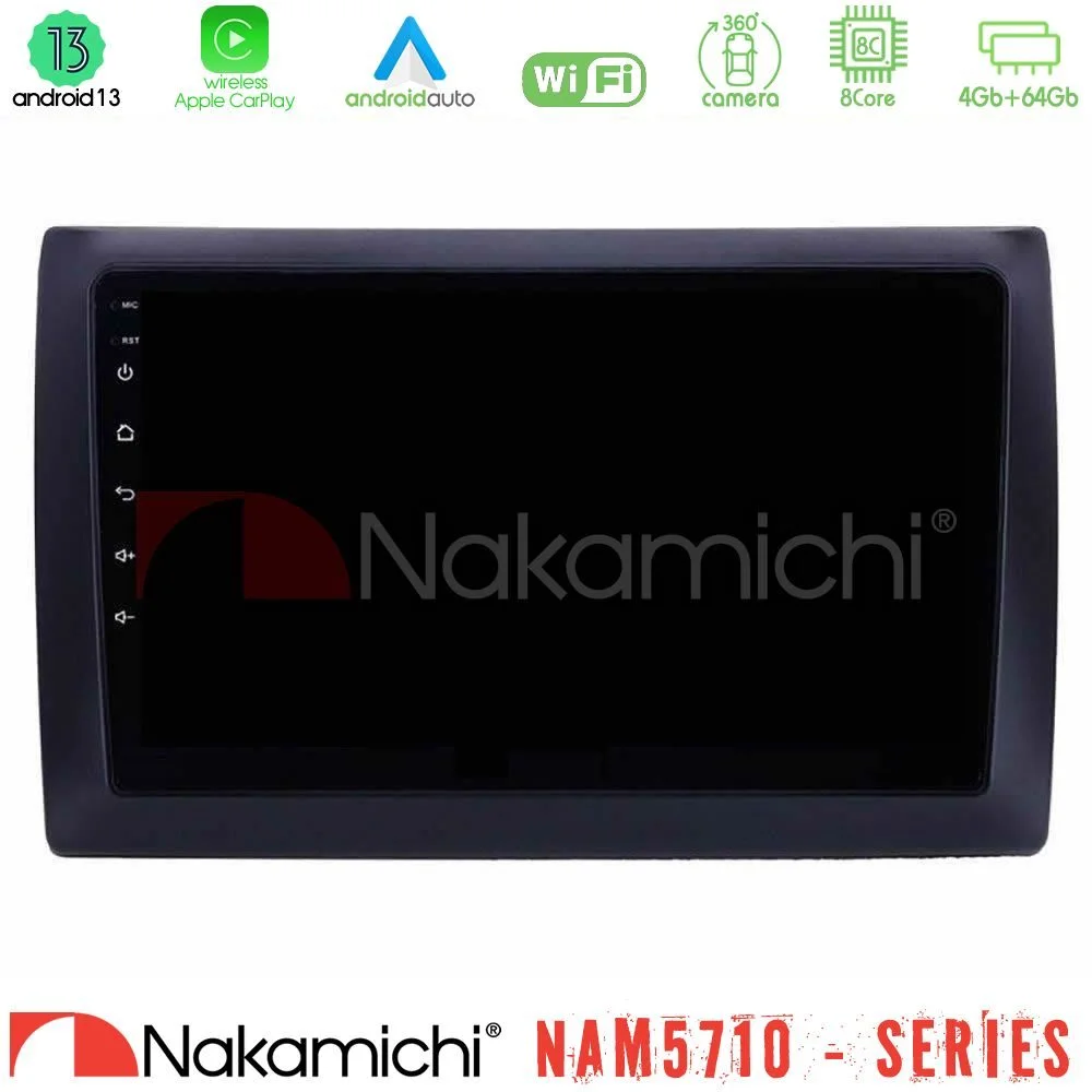 Φωτογραφία προϊόντος: Nakamichi NAM5710 Series 8Core Android13 4+64GB Fiat Stilo Navigation Multimedia Tablet 9