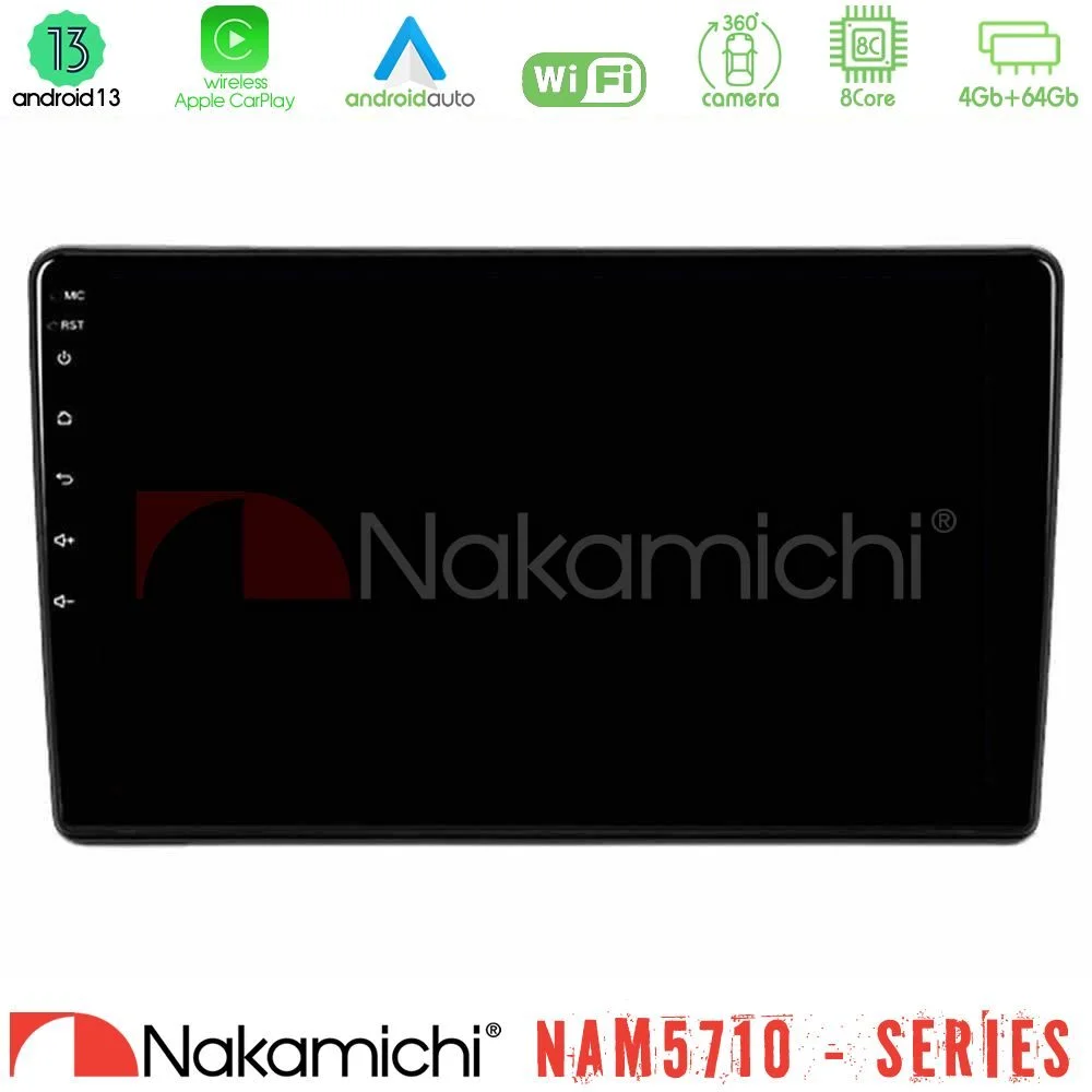 Φωτογραφία προϊόντος: Nakamichi NAM5710 Series 8Core Android13 4+64GB Peugeot Partner / Citroën Berlingo 2008-2018 Navigation Multimedia Tablet 9