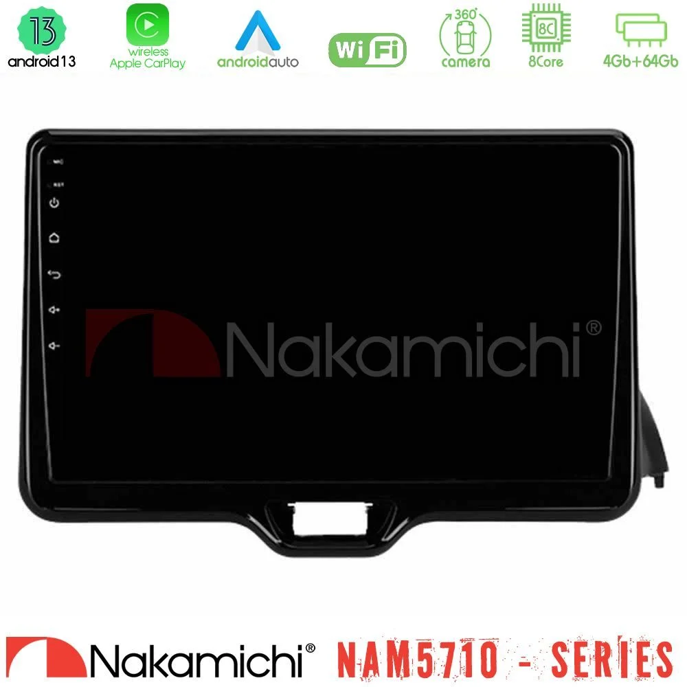Φωτογραφία προϊόντος: Nakamichi NAM5710 Series 8Core Android13 4+64GB Toyota Yaris 2020-> Navigation Multimedia Tablet 9