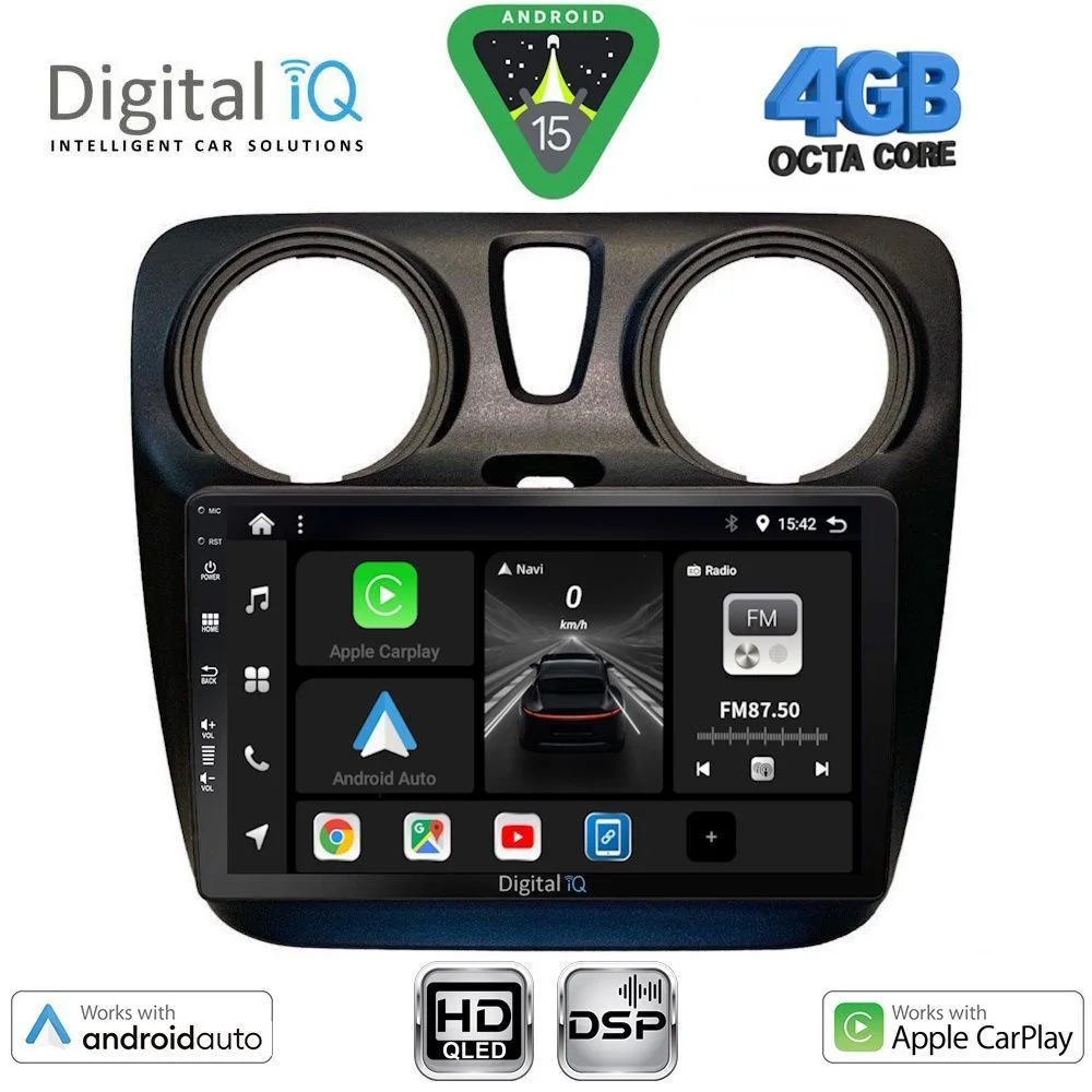 Φωτογραφία προϊόντος: DIGITAL IQ BXF 16112_CPAA (9inc) MULTIMEDIA TABLET for DACIA DOKKER 2012-2022