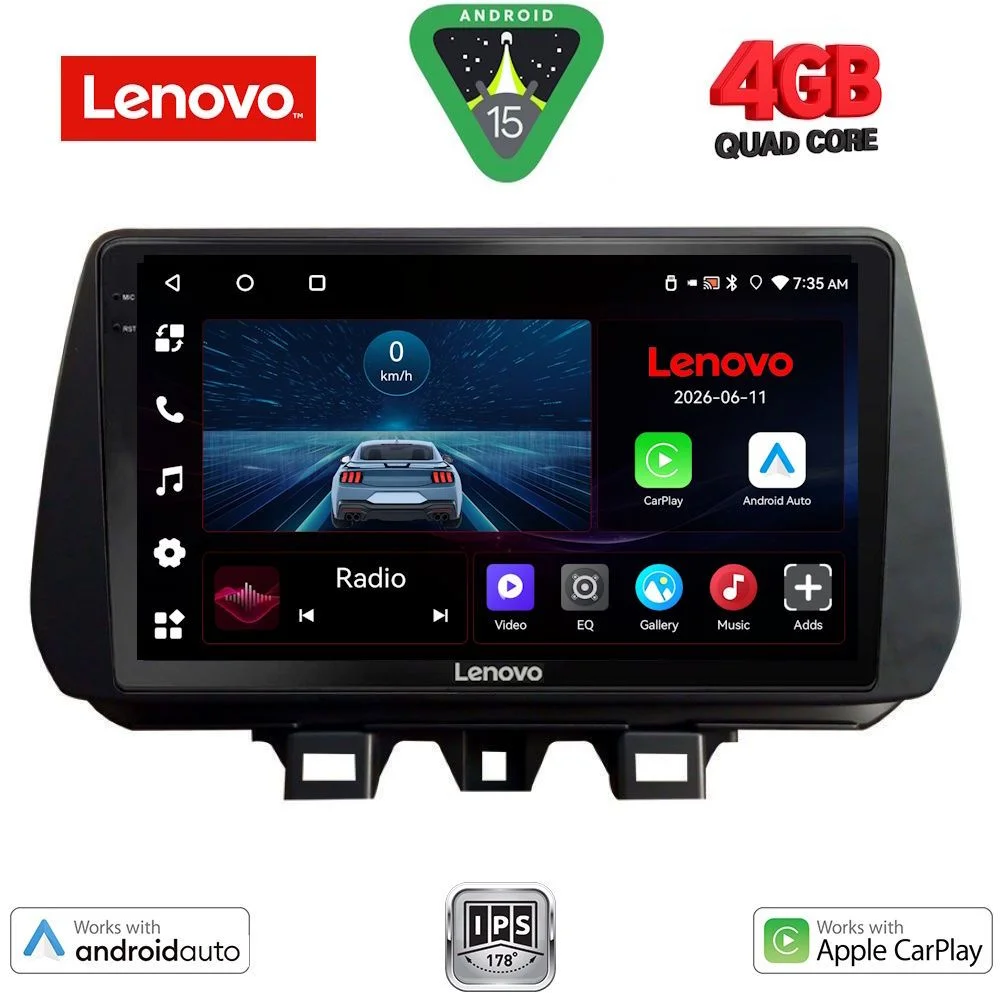 Φωτογραφία προϊόντος: LENOVO LVE 8244_CPAA (9inc) MULTIMEDIA TABLET for HYUNDAI TUCSON mod. 2019-2023