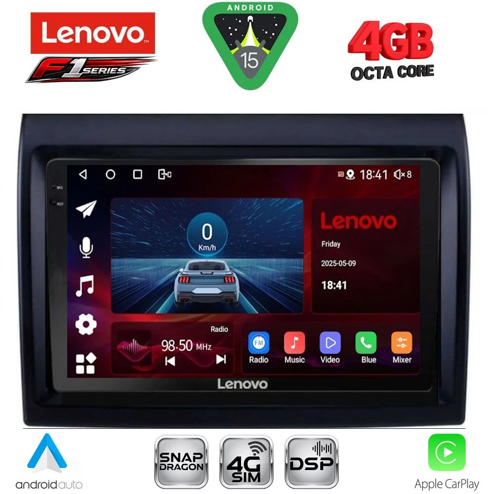 Φωτογραφία προϊόντος: LENOVO SSQ 9140_CPA (9inc) MULTIMEDIA TABLET for FIAT DUCATO mod. 2006-2011