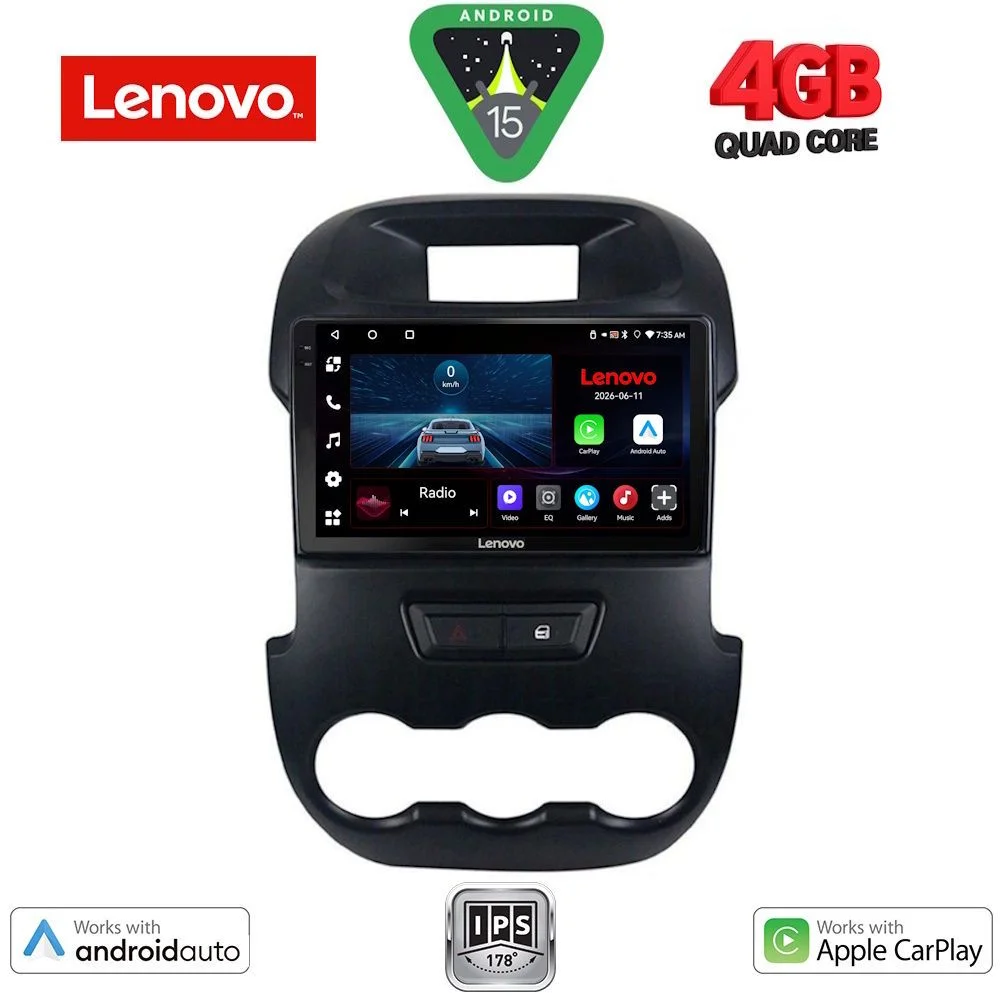 Φωτογραφία προϊόντος: LENOVO LVE 8171_CPAA (9inc) MULTIMEDIA TABLET for FORD RANGER mod. 2011-2015
