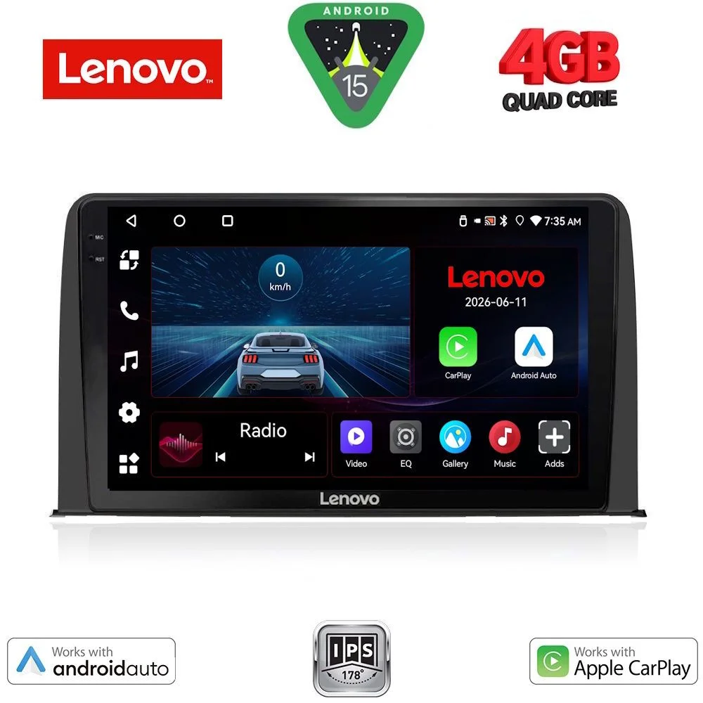 Φωτογραφία προϊόντος: LENOVO LVE 8199_CPAA (10inc) MULTIMEDIA TABLET for HONDA CRV mod. 2017-2023
