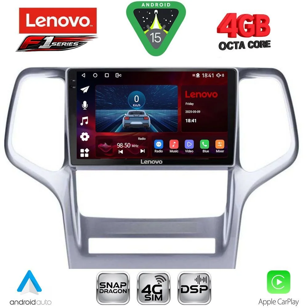 Φωτογραφία προϊόντος: LENOVO SSQ 9282_CPA (9inc) MULTIMEDIA TABLET for JEEP GRAND CHEROKEE mod. 2011-2014