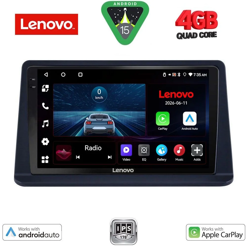 Φωτογραφία προϊόντος: LENOVO LVE 8445_CPAA (9inc) MULTIMEDIA TABLET for MITSUBISHI PAJERO mod. 1999-2006