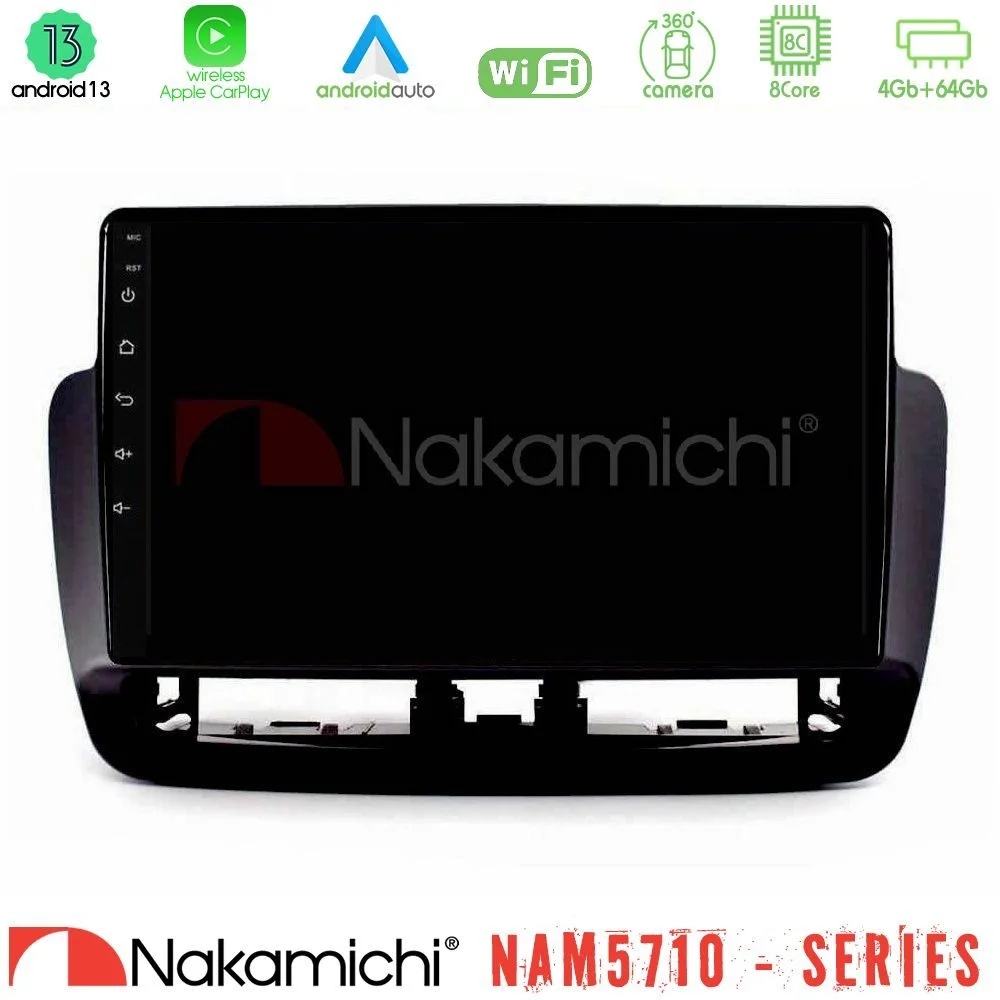 Φωτογραφία προϊόντος: Nakamichi NAM5710 Series 8Core Android13 4+64GB Seat Ibiza 2012-2015 Navigation Multimedia Tablet 9 (Piano Black)