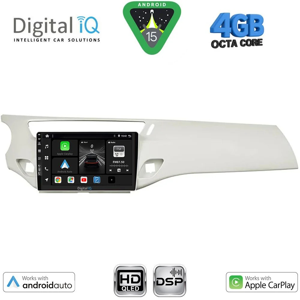 Φωτογραφία προϊόντος: DIGITAL IQ BXF 16092WH_CPAA (9inc) MULTIMEDIA TABLET for CITROEN C3 - DS3 mod. 2009-2016 (WHITE)
