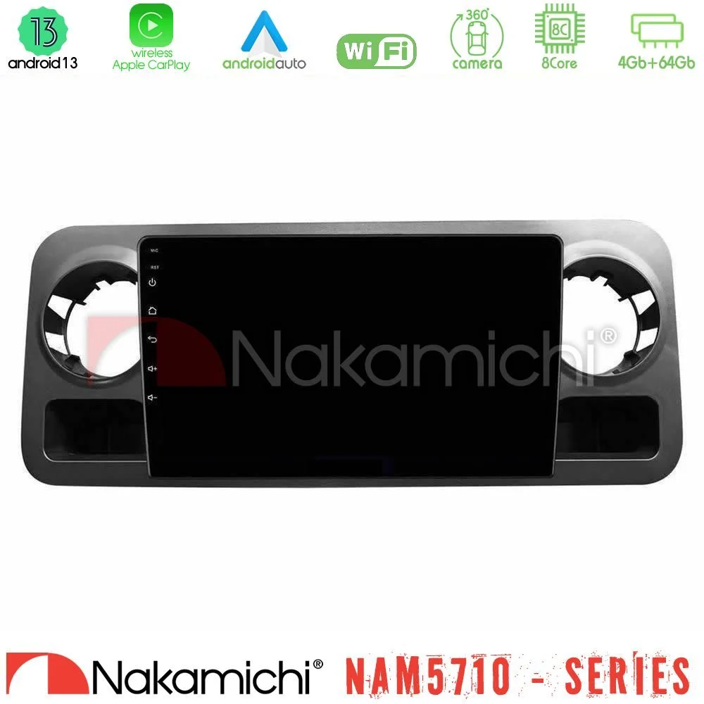 Φωτογραφία προϊόντος: Nakamichi NAM5710 Series 8Core Android13 4+64GB Mercedes Sprinter W907 Navigation Multimedia Tablet 10