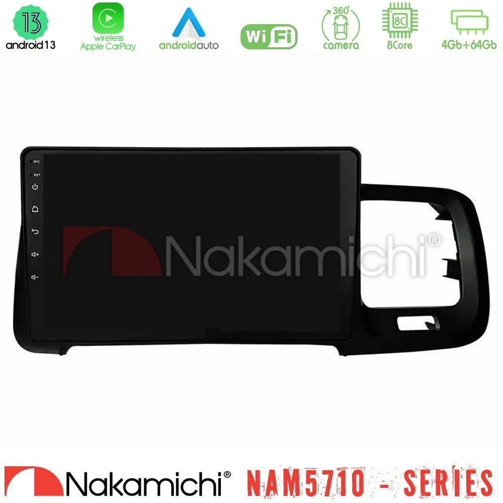 Φωτογραφία προϊόντος: Nakamichi NAM5710 Series 8Core Android13 4+64GB Volvo S60 2010-2018 Navigation Multimedia Tablet 9