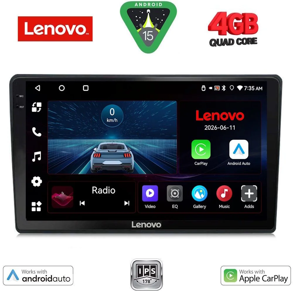 Φωτογραφία προϊόντος: LENOVO LVE 8735_CPAA DASH (9inc) MULTIMEDIA TABLET for TOYOTA YARIS mod. 1999-2006
