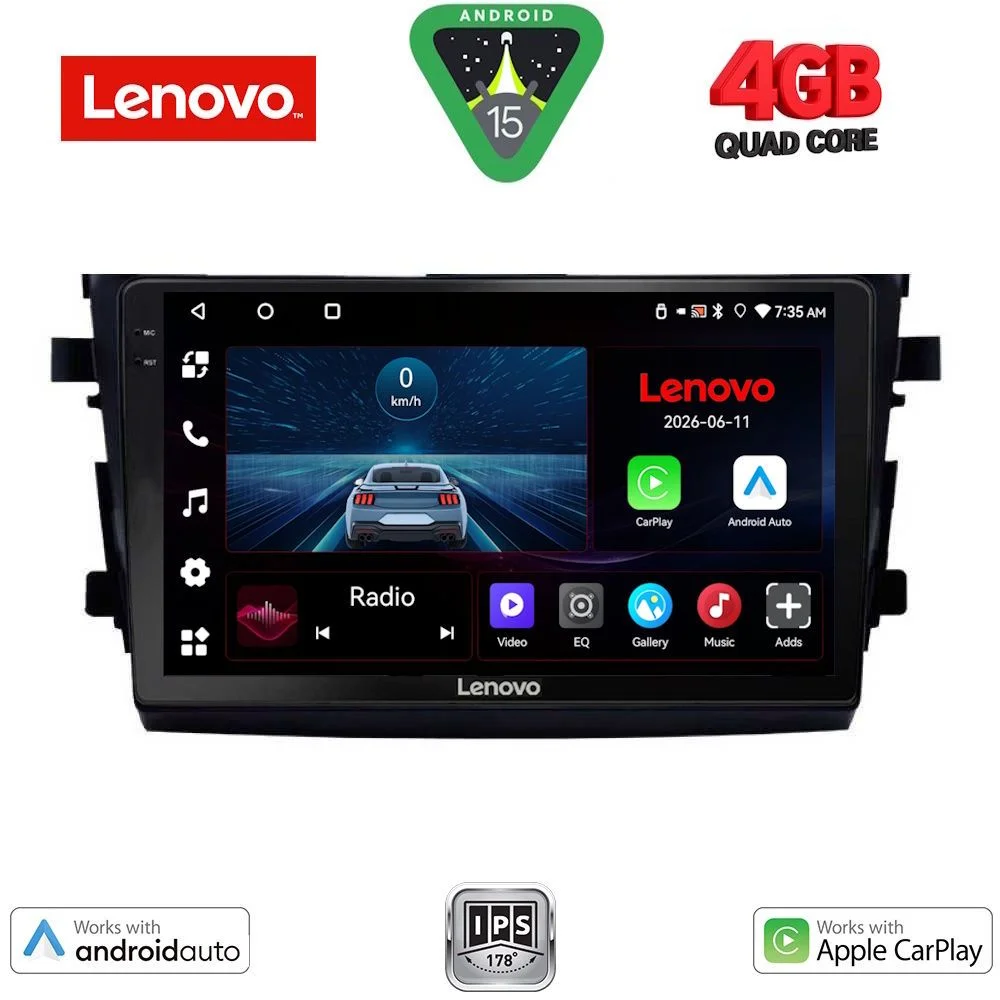 Φωτογραφία προϊόντος: LENOVO LVE 8674_CPAA (9inc) MULTIMEDIA TABLET for SUZUKI CELERIO mod. 2015-2021
