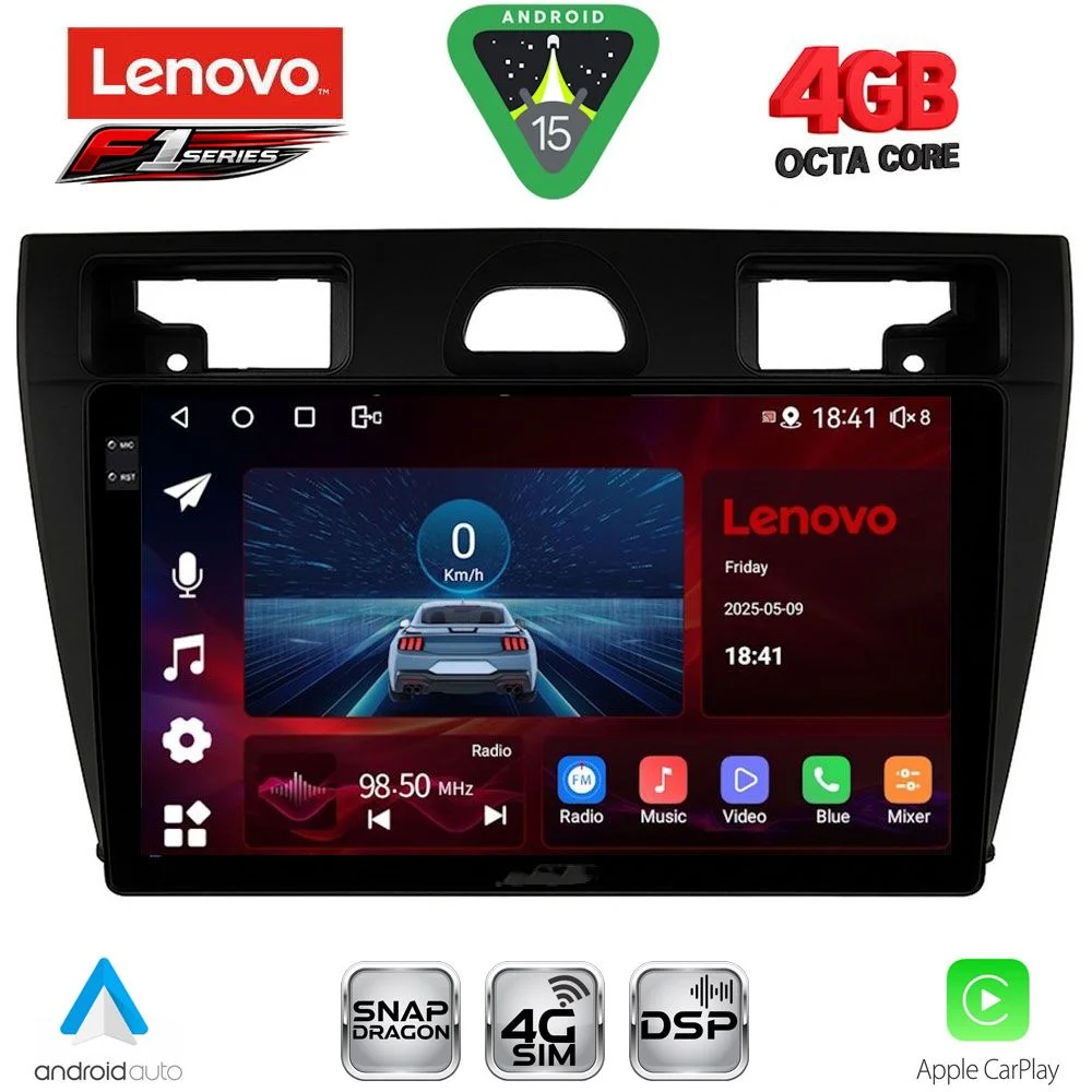 Φωτογραφία προϊόντος: LENOVO SSQ 9153BL_CPA (9inc) MULTIMEDIA TABLET for FORD FIESTA mod. 2005-2008 (BLACK)