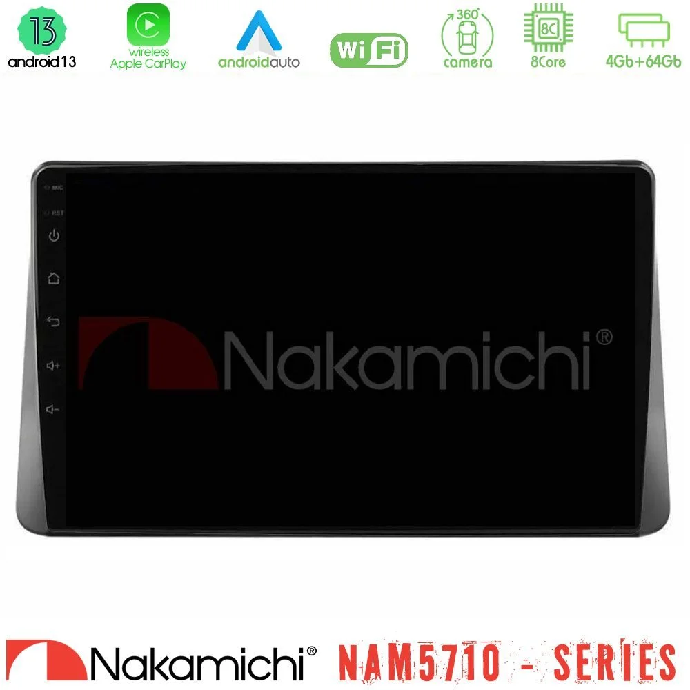 Φωτογραφία προϊόντος: Nakamichi NAM5710 Series 8Core Android13 4+64GB Ford Focus 2019-> Navigation Multimedia Tablet 9
