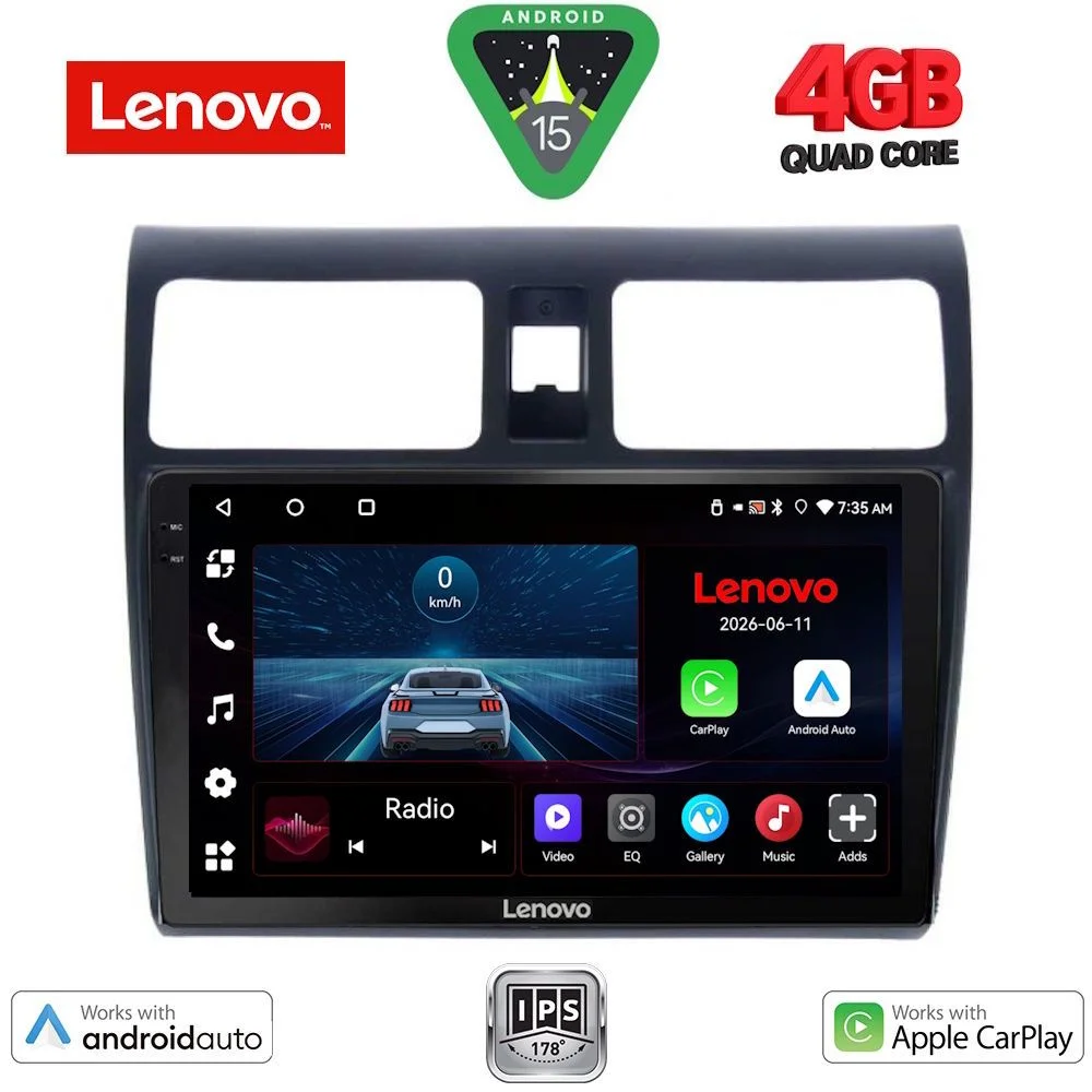 Φωτογραφία προϊόντος: LENOVO LVE 8684_CPAA (10inc) MULTIMEDIA TABLET for SUZUKI SWIFT mod. 2005-2011