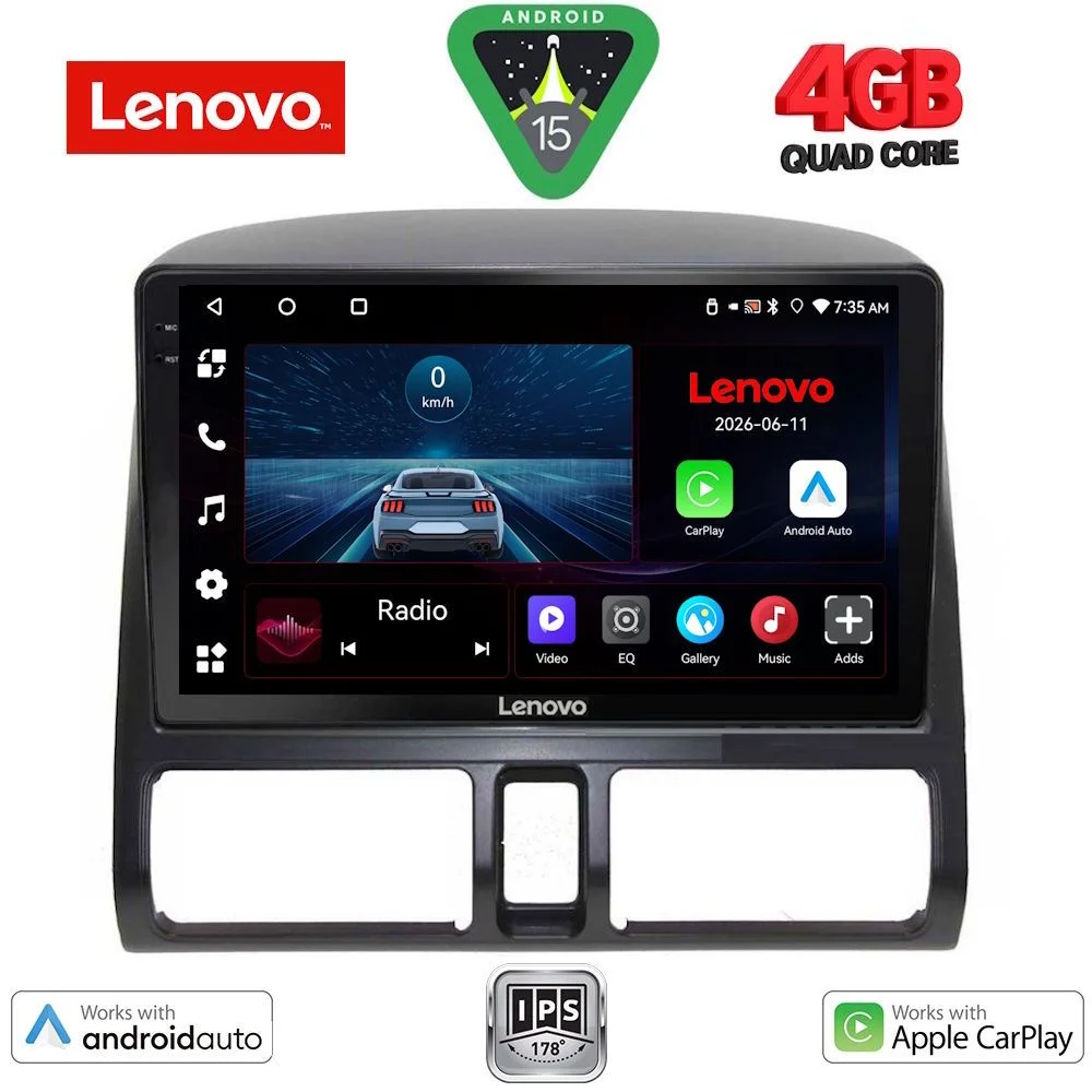 Φωτογραφία προϊόντος: LENOVO LVE 8196_CPAA CLIMA (9inc) MULTIMEDIA TABLET for HONDA CRV mod. 1996-2006