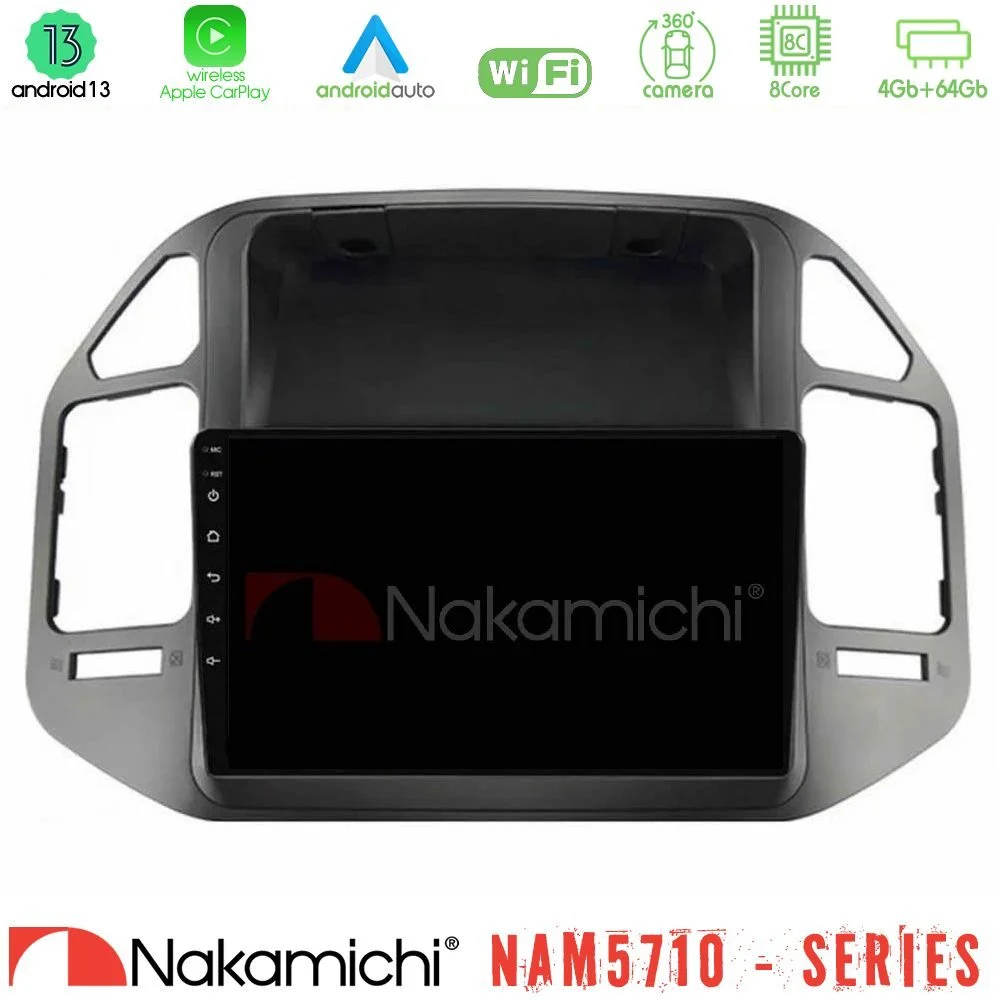 Φωτογραφία προϊόντος: Nakamichi NAM5710 Series 8Core Android13 4+64GB Mitsubishi Pajero 2002-2006 Navigation Multimedia Tablet 9