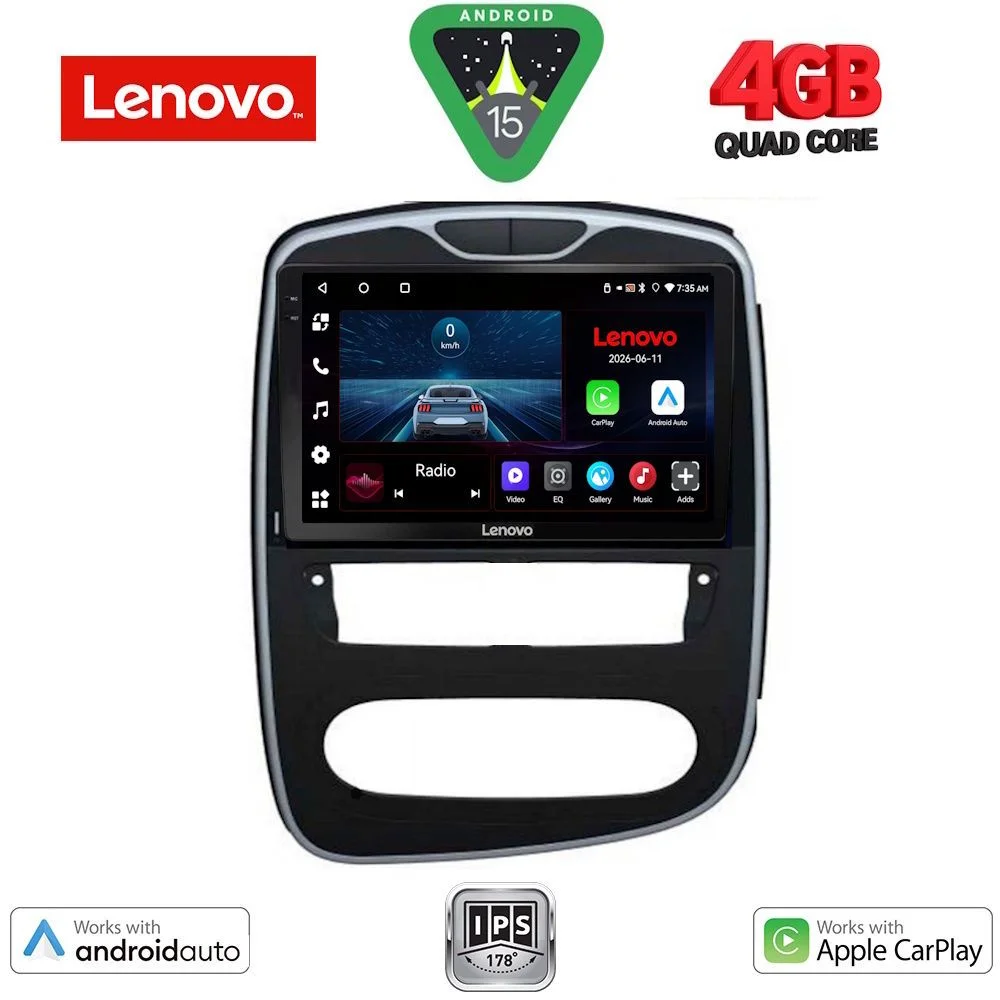 Φωτογραφία προϊόντος: LENOVO LVE 8545_CPAA (10inc) MULTIMEDIA TABLET for RENAULT CLIO mod. 2016-2019