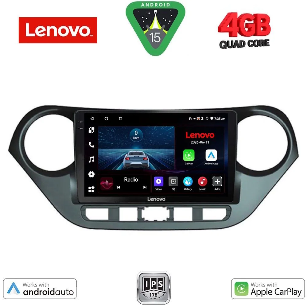 Φωτογραφία προϊόντος: LENOVO LVE 8224_CPAA (9inc) MULTIMEDIA TABLET for HYUNDAI i10 mod. 2014-2020