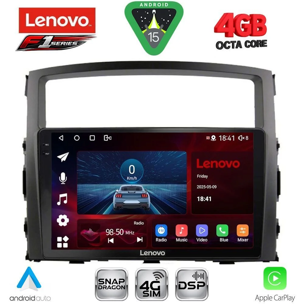 Φωτογραφία προϊόντος: LENOVO SSQ 9446_CPA (9inc) MULTIMEDIA TABLET for MITSUBISHI PAJERO mod. 2006-2013