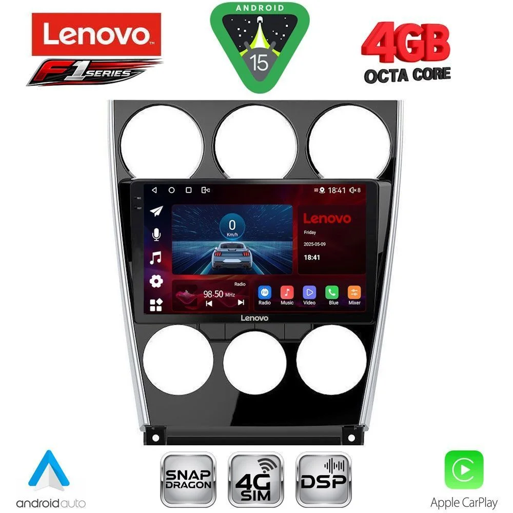 Φωτογραφία προϊόντος: LENOVO SSQ 9375_CPA (9inc) MULTIMEDIA TABLET for MAZDA 6 (FACELIFT) mod. 2005-2008