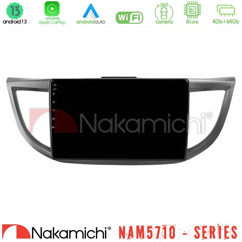 Φωτογραφία προϊόντος: Nakamichi NAM5710 Series 8Core Android13 4+64GB Honda CRV 2012-2017 Navigation Multimedia Tablet 9
