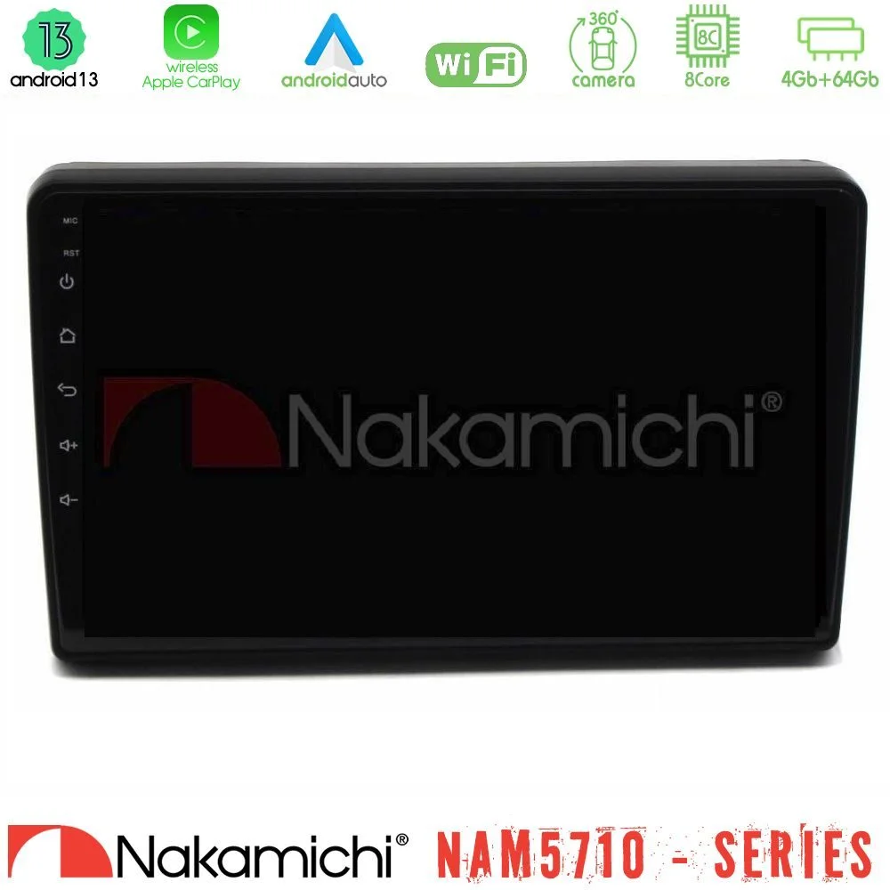 Φωτογραφία προϊόντος: Nakamichi NAM5710 Series 8Core Android13 4+64GB Citroen C5 2008-2019 Navigation Multimedia Tablet 10