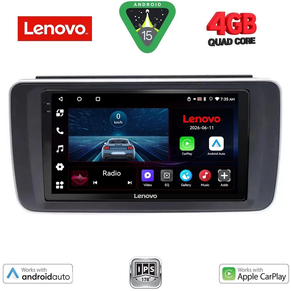 Φωτογραφία προϊόντος: LENOVO LVE 8473_CPAA (9inc) MULTIMEDIA TABLET for NISSAN LEAF mod. 2018-2026