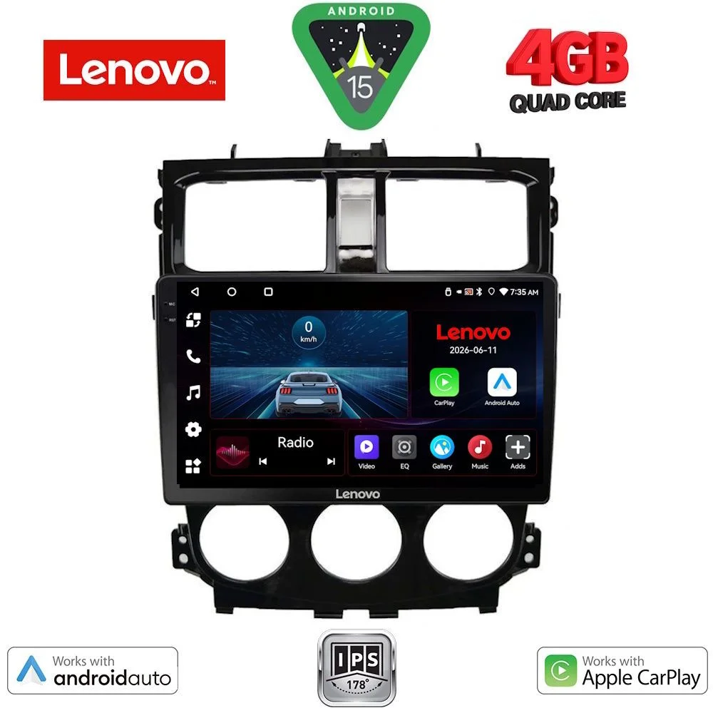 Φωτογραφία προϊόντος: LENOVO LVE 8435_CPAA (9inc) MULTIMEDIA TABLET for MITSUBISHI COLT mod. 2013-2023
