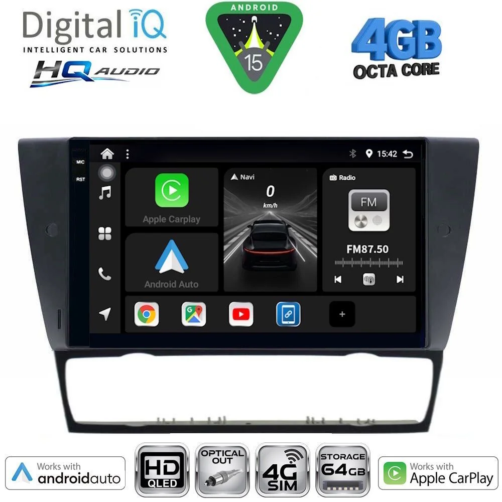 Φωτογραφία προϊόντος: DIGITAL IQ BXK 19043_CPAA (9inc) MULTIMEDIA TABLET for BMW E90-E91-E92-E93 mod. 2005-2012