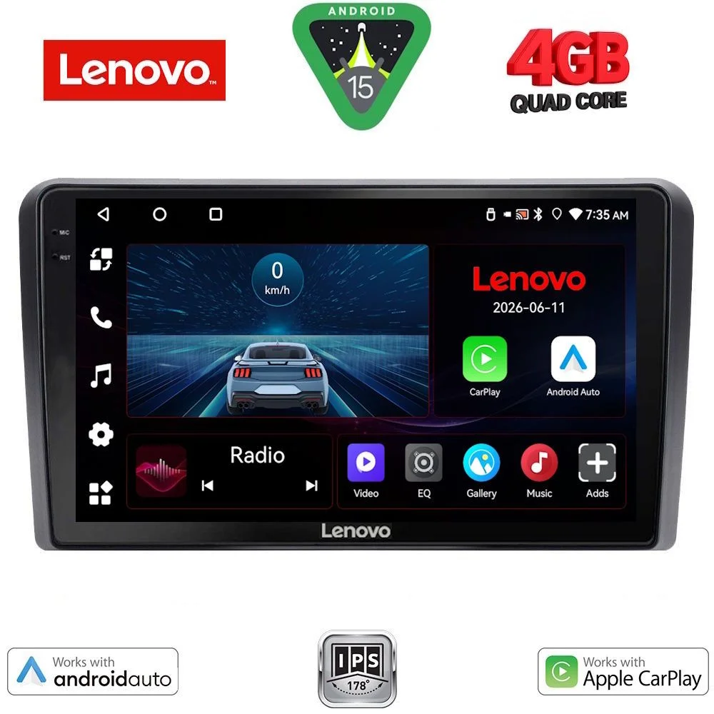 Φωτογραφία προϊόντος: LENOVO LVE 8510_CPAA (9inc) MULTIMEDIA TABLET for CITROEN - PEUGEOT - TOYOTA