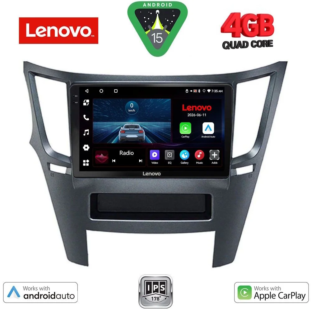 Φωτογραφία προϊόντος: LENOVO LVE 8667_CPAA (9inc) MULTIMEDIA TABLET for SUBARU LEGACY – OUTBACK mod. 2009-2014