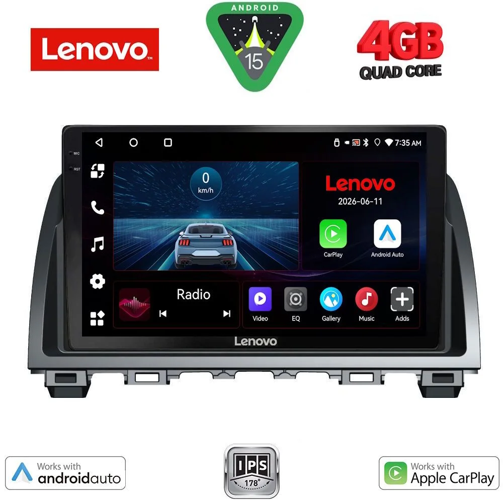 Φωτογραφία προϊόντος: LENOVO LVE 8378_CPAA (9inc) MULTIMEDIA TABLET for MAZDA 6 mod. 2012-2017