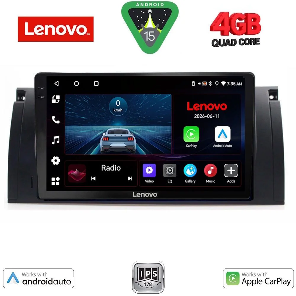 Φωτογραφία προϊόντος: LENOVO LVE 8045_CPAA (9inc) MULTIMEDIA TABLET for BMW Series 5 (E39) mod. 1997-2005 | X5 (E53) mod. 1999-2006