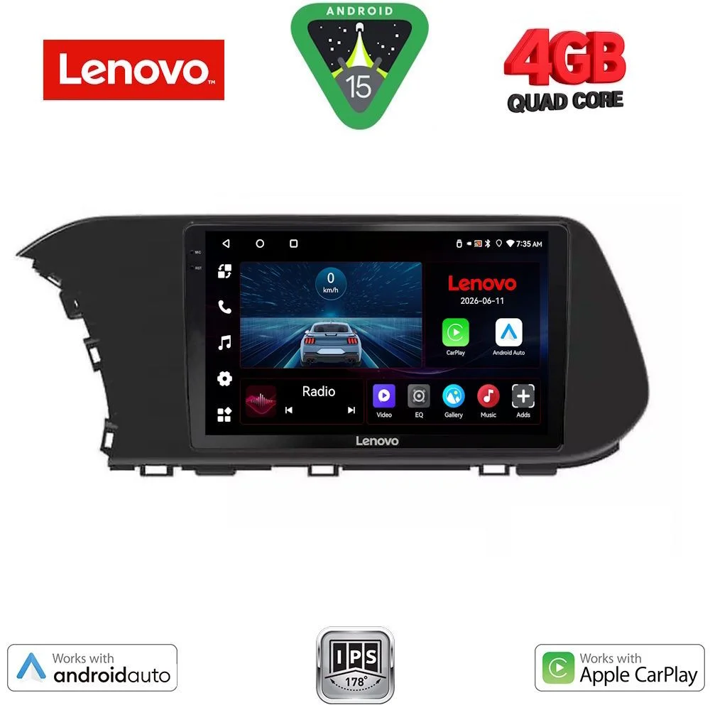 Φωτογραφία προϊόντος: LENOVO LVE 8220_CPAA (10inc) MULTIMEDIA TABLET for HYUNDAI i20 - BAYON mod. 2021-2026