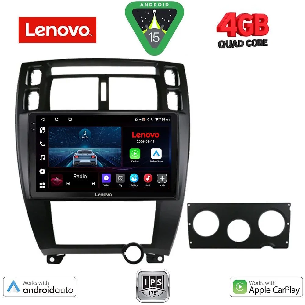 Φωτογραφία προϊόντος: LENOVO LVE 8241BL_CPAA (10inc) MULTIMEDIA TABLET for HYUNDAI TUCSON mod. 2004-2010 (BLACK)
