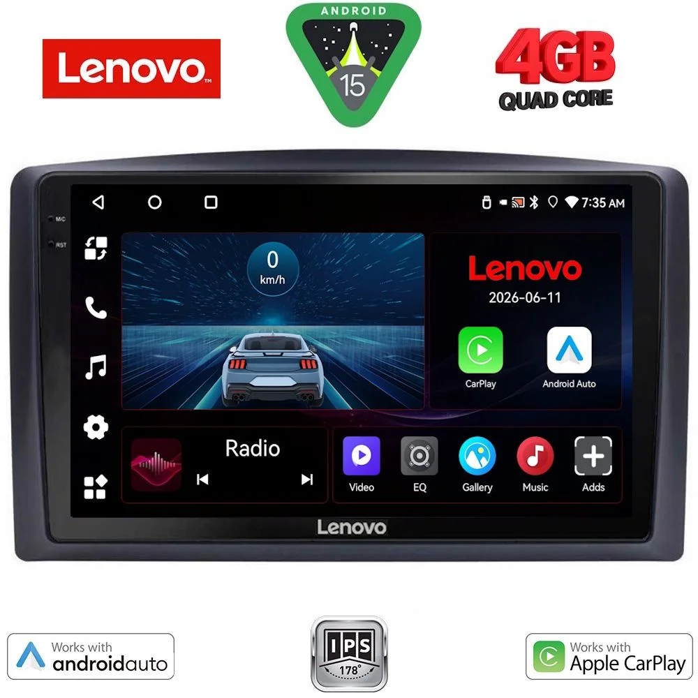 Φωτογραφία προϊόντος: LENOVO LVE 8421_CPAA (10inc) MULTIMEDIA TABLET for MERCEDES VITO – VIANO (W447) mod. 2015-2022
