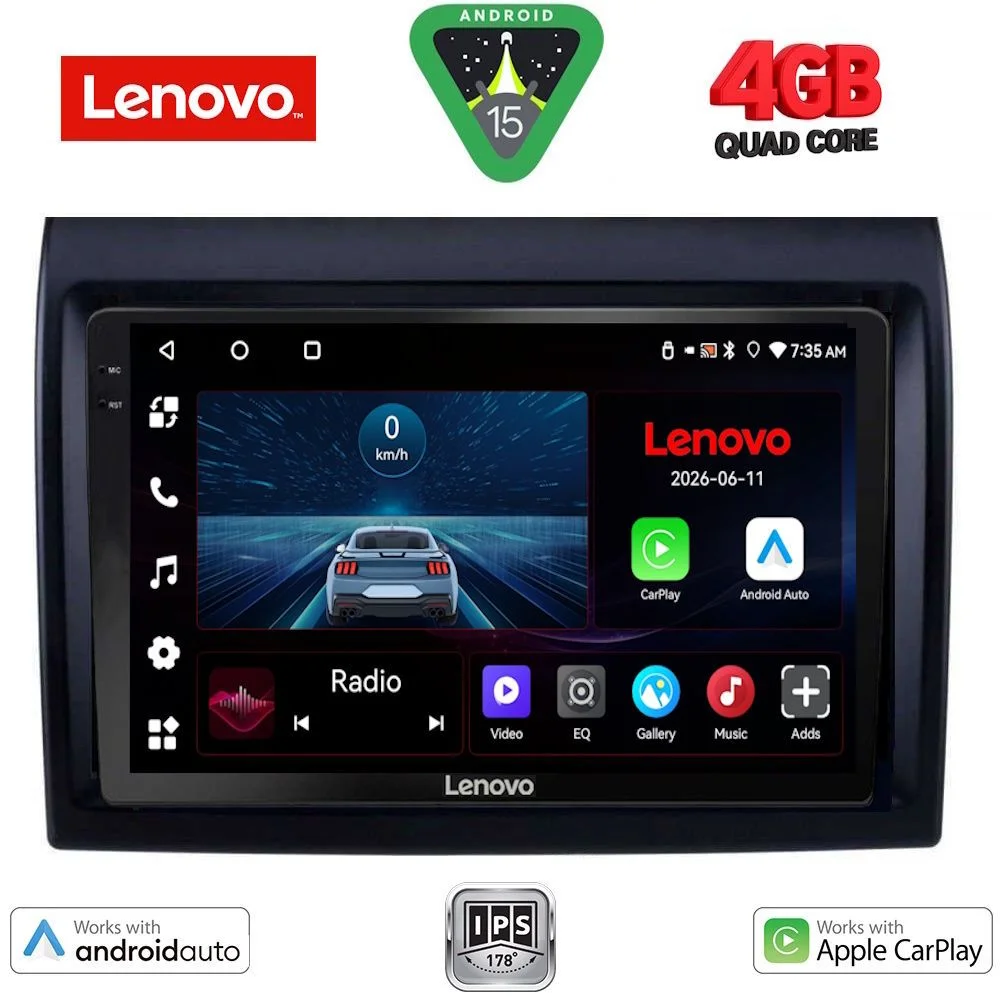 Φωτογραφία προϊόντος: LENOVO LVE 8140_CPAA (9inc) MULTIMEDIA TABLET for FIAT DUCATO mod. 2006-2011