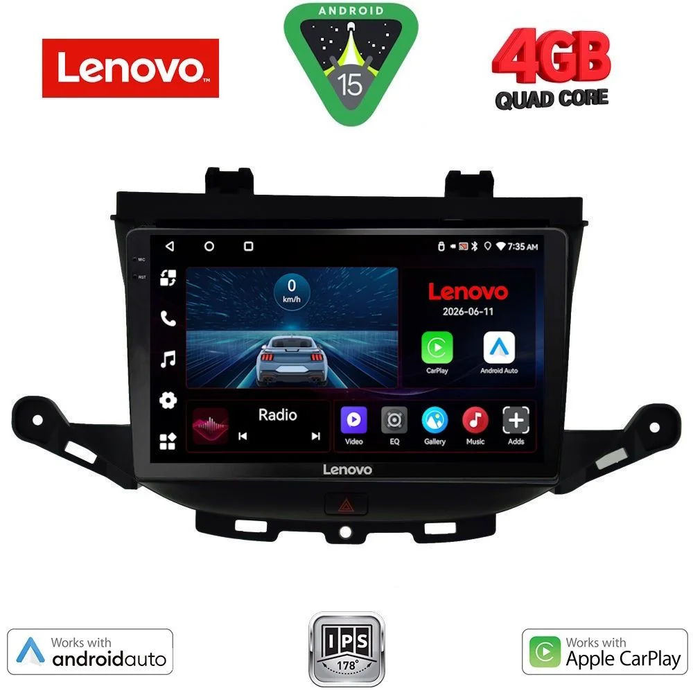 Φωτογραφία προϊόντος: LENOVO LVE 8483_CPAA (9inc) MULTIMEDIA TABLET for OPEL ASTRA K mod.2015-2022
