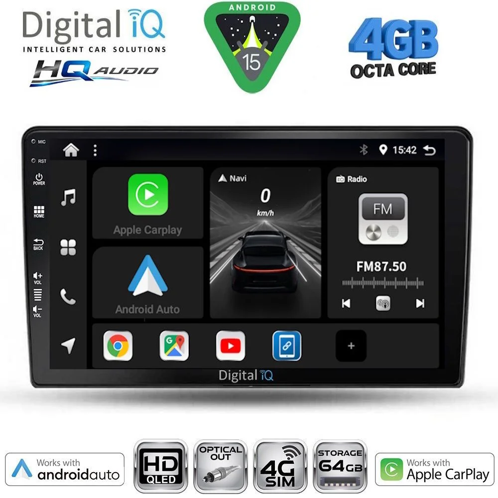 Φωτογραφία προϊόντος: DIGITAL IQ BXK 19155_CPAA (10inc) MULTIMEDIA TABLET for FORD FIESTA mod. 2018-2025