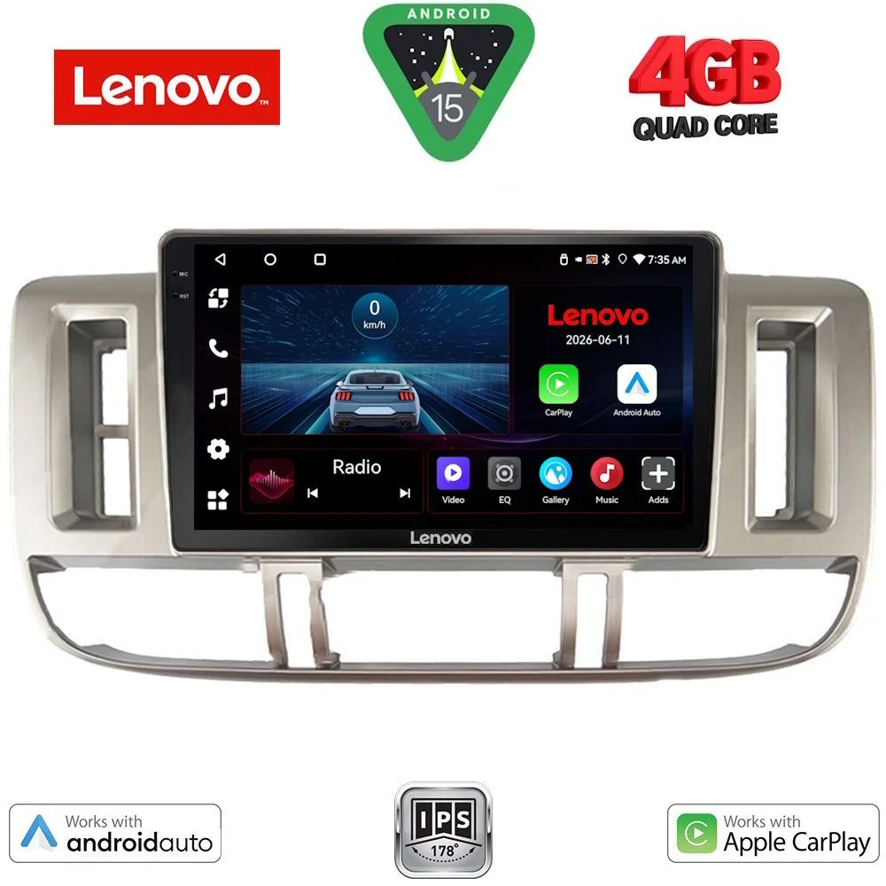 Φωτογραφία προϊόντος: LENOVO LVE 8474_CPAA (9inc) MULTIMEDIA TABLET for NISSAN XTRAIL mod. 2000-2004