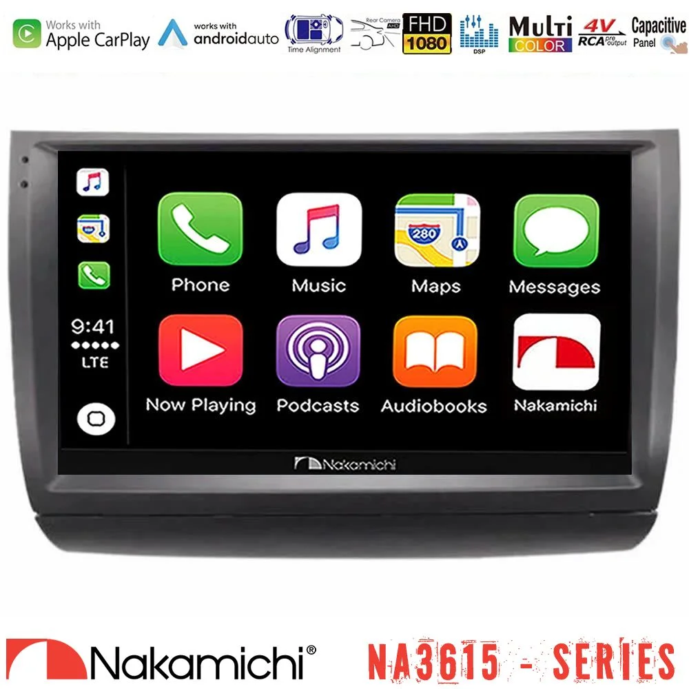 Φωτογραφία προϊόντος: Nakamichi NA3615 Series Με Wireless Carplay & Android Auto Toyota Prius 2004-2009 Media Station Tablet 9