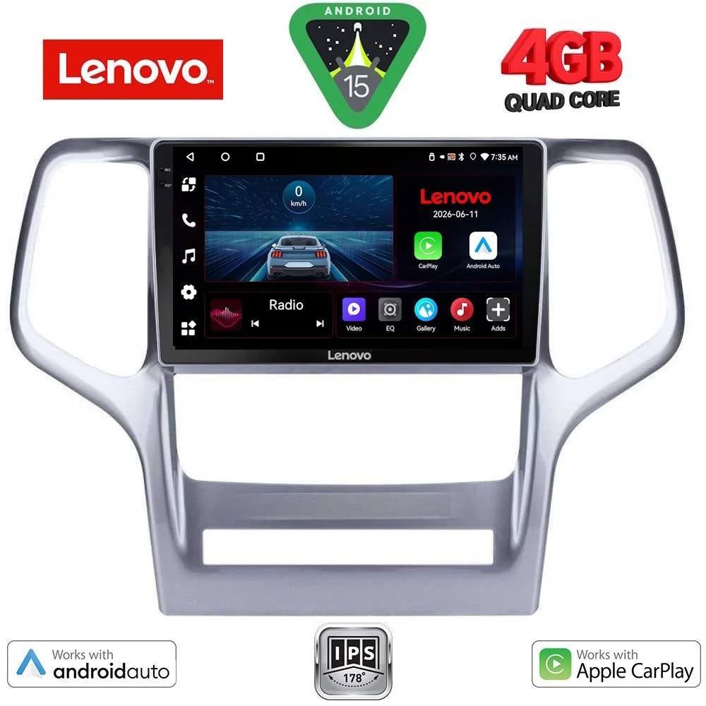 Φωτογραφία προϊόντος: LENOVO LVE 8282_CPAA (9inc) MULTIMEDIA TABLET for JEEP GRAND CHEROKEE mod. 2011-2014